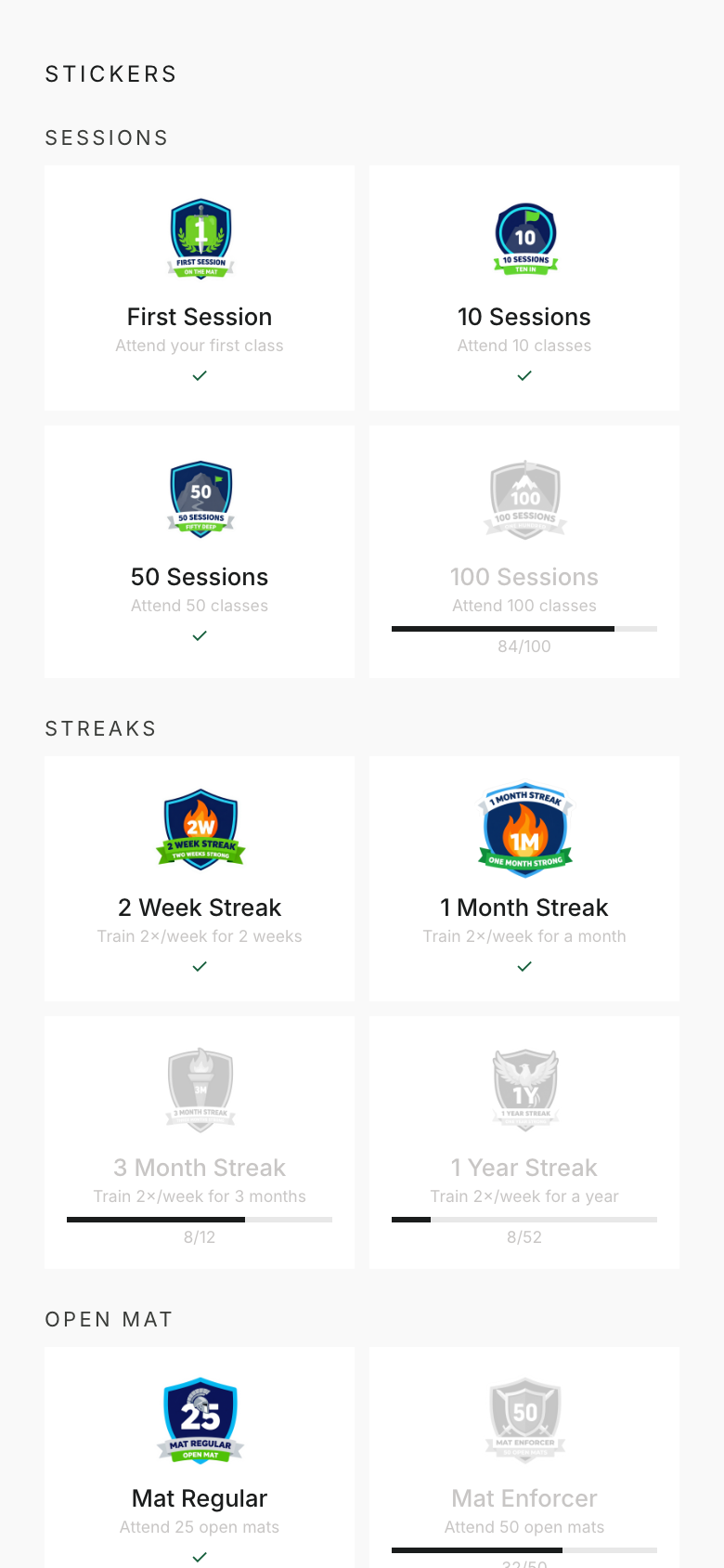 Student badges